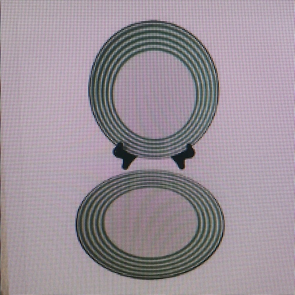 Green Striped Dinnerware Set